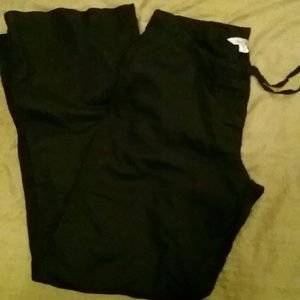 EUC Black Cotton and Linen Drawstring pants